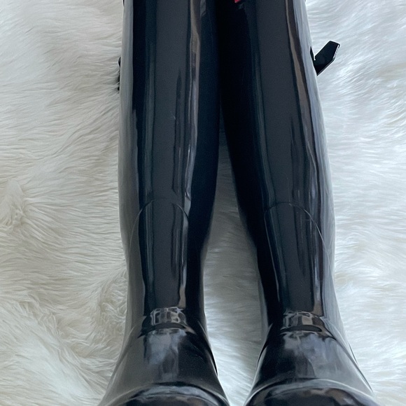 ORIGINAL TALL GLOSS BACK ADJUSTABLE RAIN BOOT - Picture 4 of 9